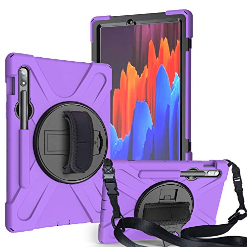 Coque Samsung Galaxy Tab S7 avec bandoulière pour travailler en voyage