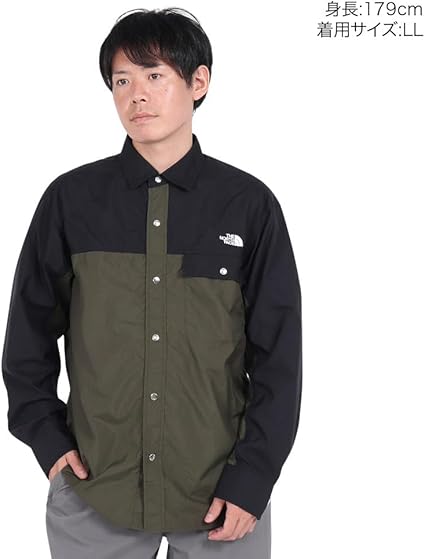 Amazon.co.jp: [ザノースフェイス] ロングスリーブヌプシシャツ