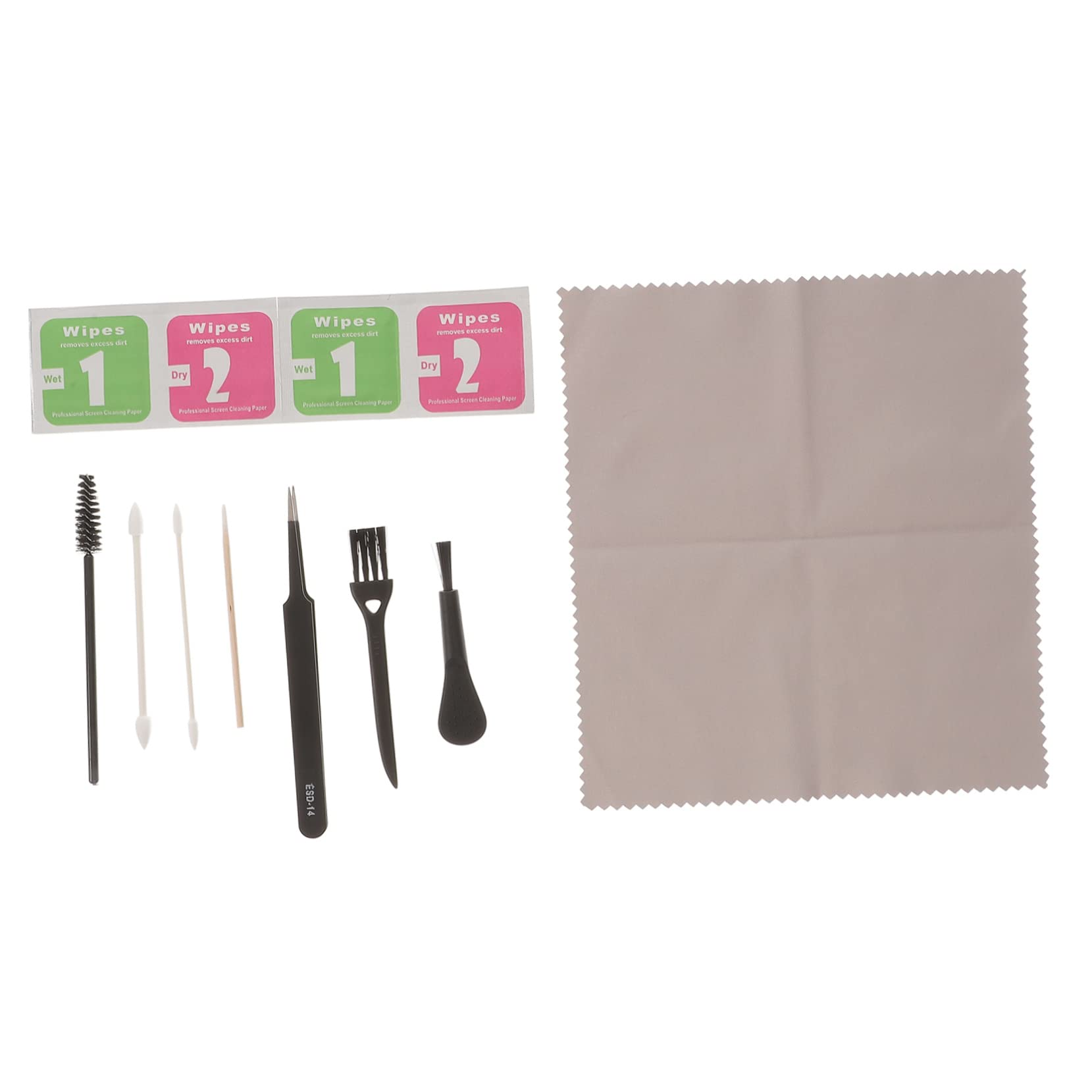 CIYODO 1 Set Cleaning Kit Screen Cleaning Kit Computer Headsets Keyboard Cleaning Brush Eye Glasses Cleaner Brush Screen Cleaners Nylon Protective Equipment Digital Camera