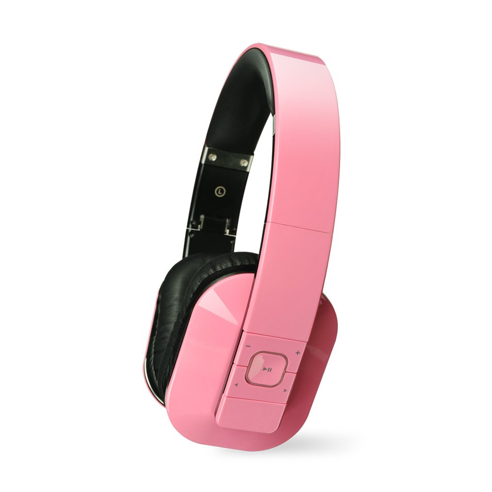 MicrolabT1 Bluetooth 4.0 Headset with Phone Function - Pink