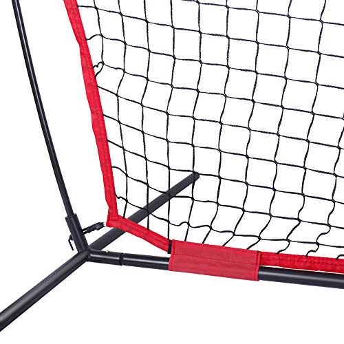 F2C 7'X7' Baseball Softball Practice Net Portable Hitting Pitching Net With Bow Frame And Carry Bag, Baseball Equipment Great For All Skill Levels,Ultimate Training Net #TOP3