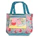 Peppa Pig Girl's Mesh Beach Tote with Removable Insulated Pouch (One Size, Blue)
