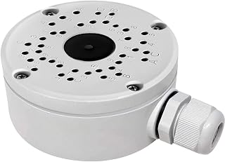 OOSSXX Universal Metal Aluminum Waterproof Junction Box Mount Bracket for Bullet Security Camera, Outdoor Waterproof Hide Cable Junction Box Compatible with Video Surveillance Cameras
