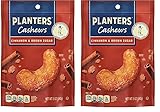 PLANTERS Cashews Cinnamon & Brown Sugar, Party Snacks, 5 Oz Bag (Pack of 2)