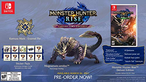 Monster Hunter Rise - Collector's Edition (輸入版:北米) – Switch