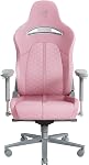 Razer Enki Gaming Chair: All-Day Gaming Comfort - Built-in Lumbar Arch - Optimized Cushion Density - Dual-Textured, Eco-Friendly Synthetic Leather - Reactive Seat Tilt & 152-Degree Recline - Pink