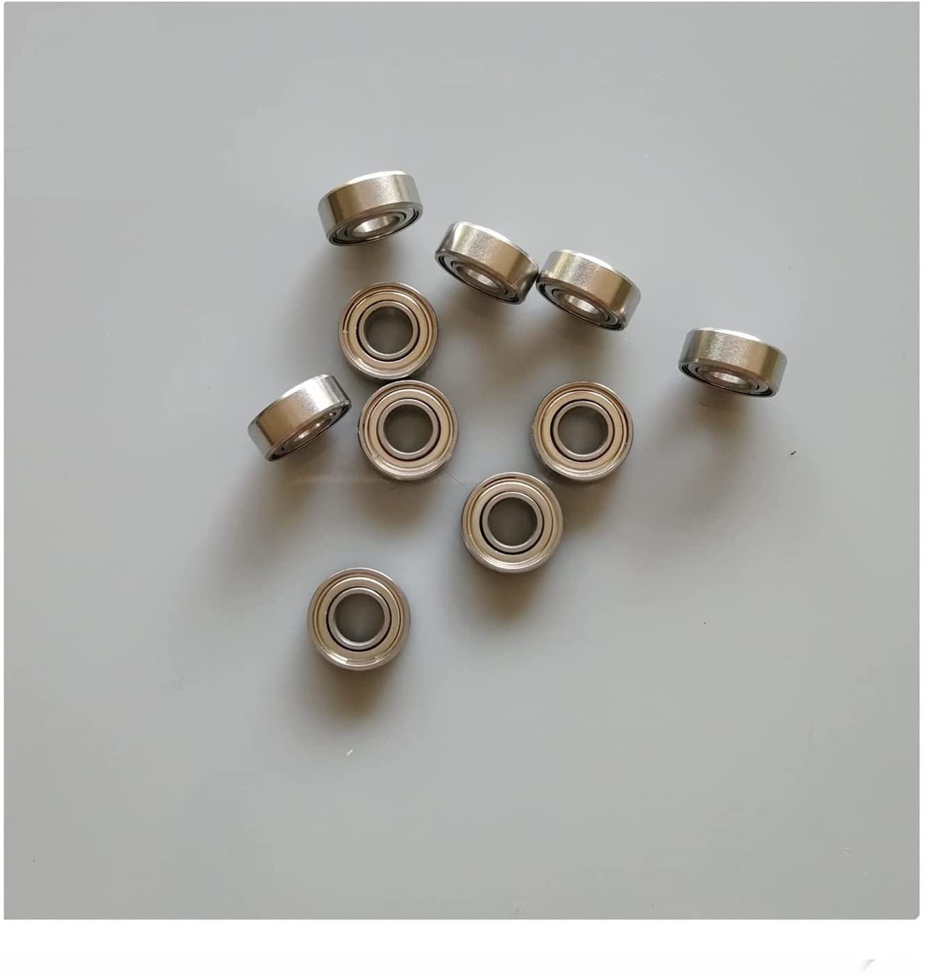 JGNAYRKJQI 10Pcs S693ZZ CB Fishing Reel Bearings 3x8x4mm ABEC-7 Stainless Steel Hybrid Ceramic Ball Bearings
