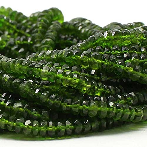 Tourmaline verte en fil de perles facettées pour illuminer vos tenues bohèmes chic