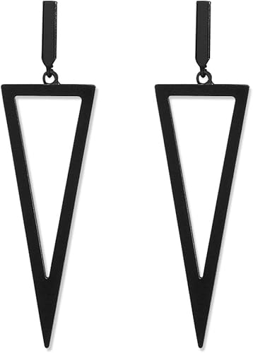LILIEWHITE Pendientes colgantes triangulares de metal para mujer joyerĂa de disfraz LILIEWHITE Pendientes colgantes triangulares de metal para mujer joyerĂa de disfraz