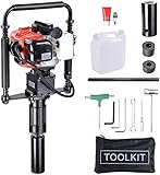 GAS T Post Driver Lightweight Handheld 2 Stroke Gasoline...