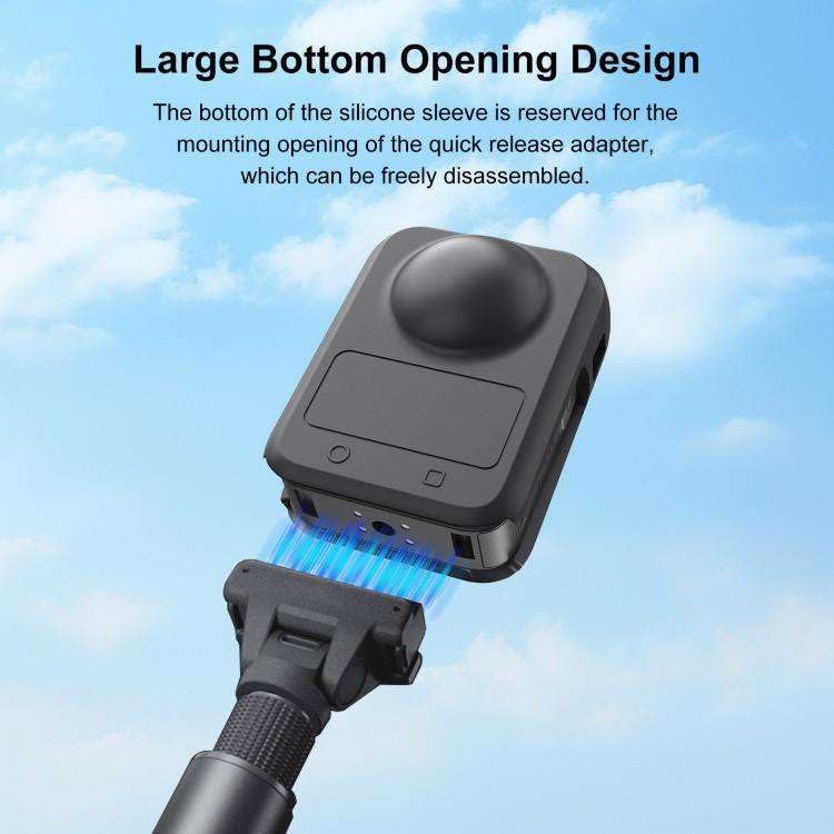 Image of Yantralay All-in-One Silicone Camera Full Body Protective Case Compatible with D JI Os mo 360 | Waterproof Shockproof Body & Lens Protector | Lightweight Scratch-Resistant Outdoor Case