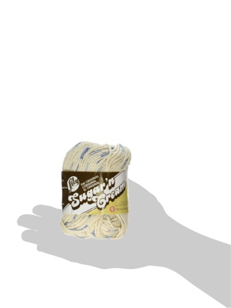 Lily Sugar 'N Cream The Original Ombre Yarn - 100% Cotton - 2 oz - Denim Blue - Machine Wash & Dry