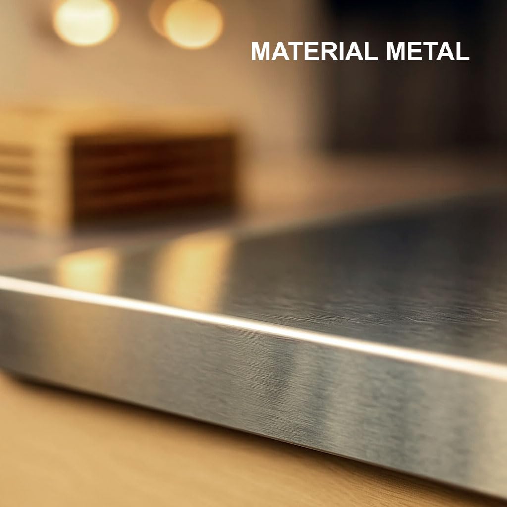TIENDA EURASIA – Tabla Cortar Cocina | Material Acero Inoxidable | Medidas 50 x 40 x 4 cm | Rectangular | Ideal para Cortar y Preparar Alimentos | Resistente a la Corrosión