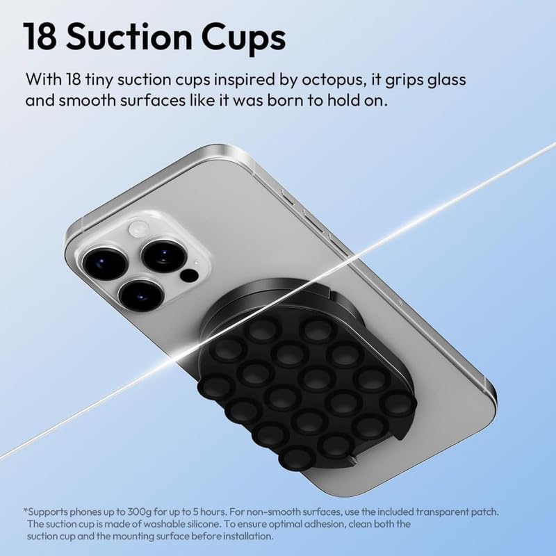 Magnetic 3 in 1 Phone Holder with Suction Cup - Image 6