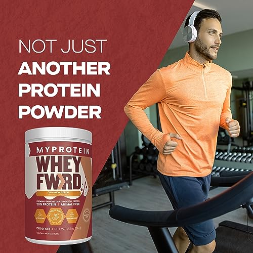 Myprotein® - Whey Forward - Animal Free Whey Protein Powder Drink Mix - Support Muscle Recovery - Vegan Friendly - Lactose, Sugar Free - Dairy Identical Protein - Cinnamon Cereal 1.09 Lb (20 Servings) #TOP5