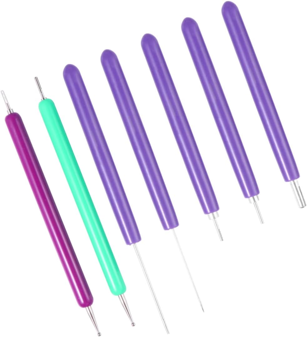 GLSTOY 7pcs Quilling Kit Paper Rolling Tools Set Handmade Craft Tool for DIY Paper Quilling Random Color