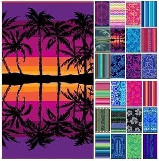 MyShoeStore JUMBO EXTRA LARGE EGYPTIAN COTTON JACQUARD VELOUR BEACH BATH TOWEL HOLIDAY SHEET (1 X TOWEL)