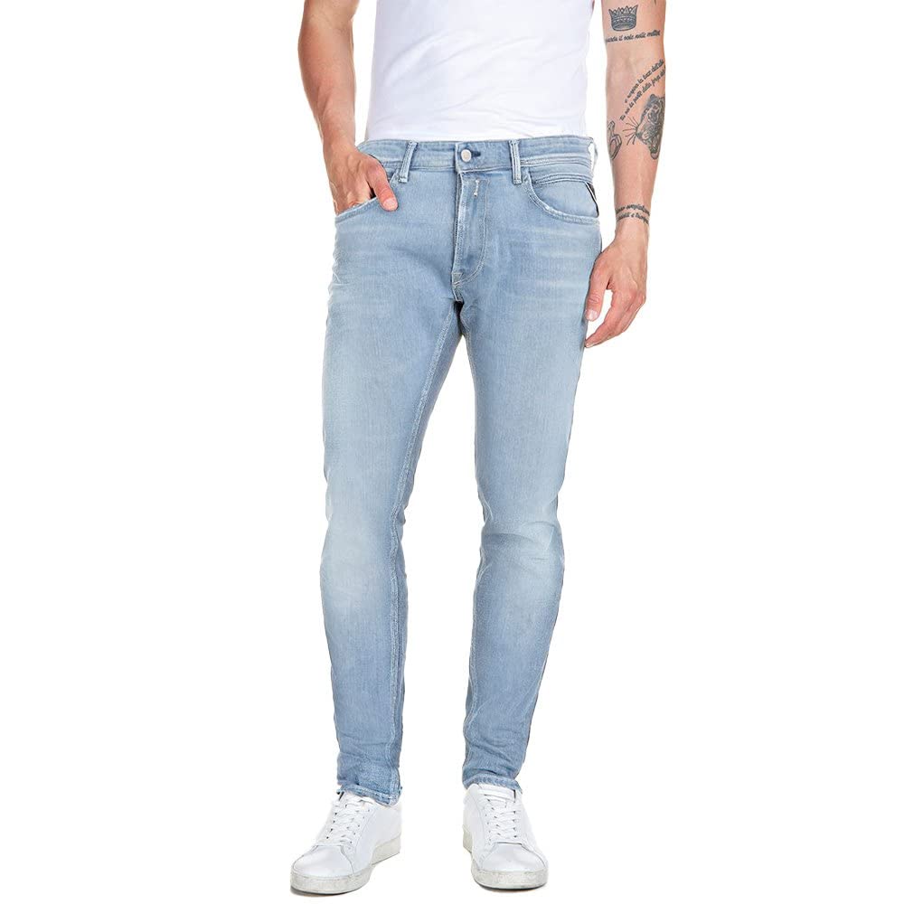Replay Herren Jeans Willbi Regular-Fit, Light Blue 010-1 (Blau), 29W / 32L