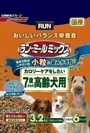 Amazon Co Jp 日清ペットフード 株式会社 ランミールミックス小粒７歳高齢犬 ３ ２ｋｇ ペット用品