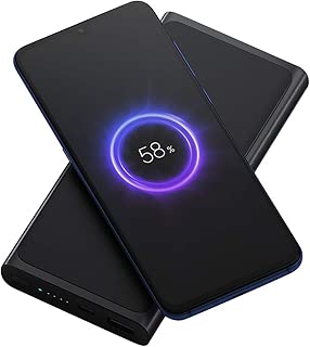 Original Xiaomi 10000mAh Qi Wireless Charger Power Bank Support 10W Wireless Fast Charging Portable Can be on Board (Black)