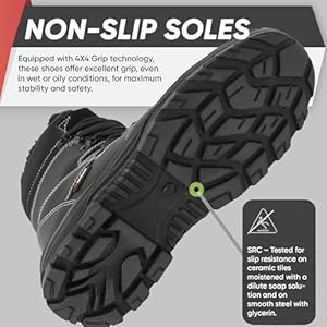 BWOLF Grizzly S3 Mens Winter Work Shoes S3 Water & Oil Resistant