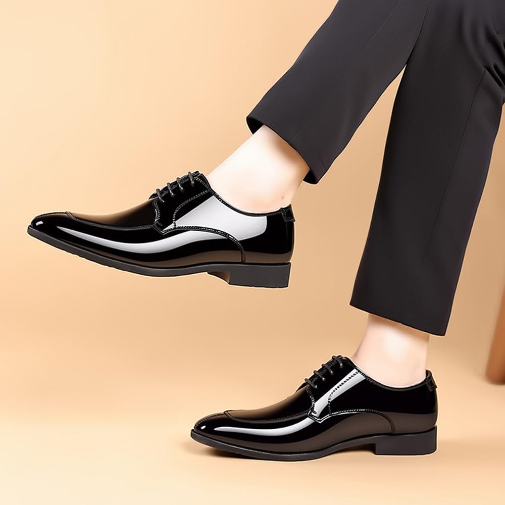 Scarpe Oxford Derby Uomo Eleganti per Matrimoni Ufficio