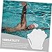 BESTonZON 1Pair Swim Paddles for Water Resistance Training Adjustable Swimming Gloves for Aquatic Exercise Enhance Upper Body Workout for Lap Swimming and Fitness Classes