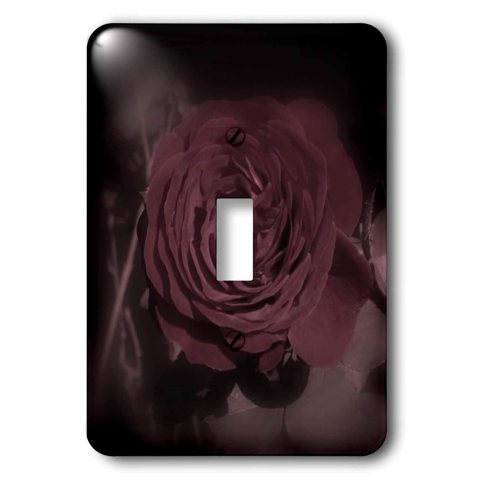 Interrupteur victorien rose 3dRose pour chambre romantique