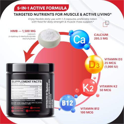 Gudomet HMB Muscle & Strength Capsules