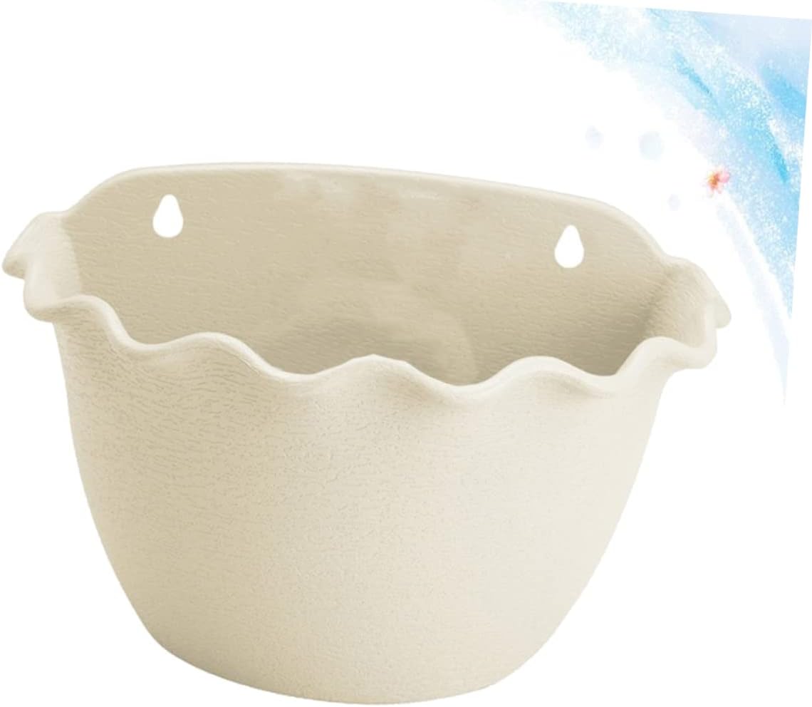 Semi-Circular Wall Hanging Plant Pot Hanging Flower Pots for Garden Supplies Wall Planters
