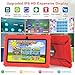 Contixo Kids Tablet V8-7-Inch HD Toddler Tablet with Camera, 32GB, Android, Parental Controls, Kid-Proof Case, 14+ Learning Academy APP - Red