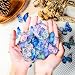 200pcs PET Butterfly Stickers for Water Bottles, Waterproof Transparent Holographic Butterflies Sticker for Skateboard, Laptop, Bike, Hydroflask, Aesthetic Stickers for Adults