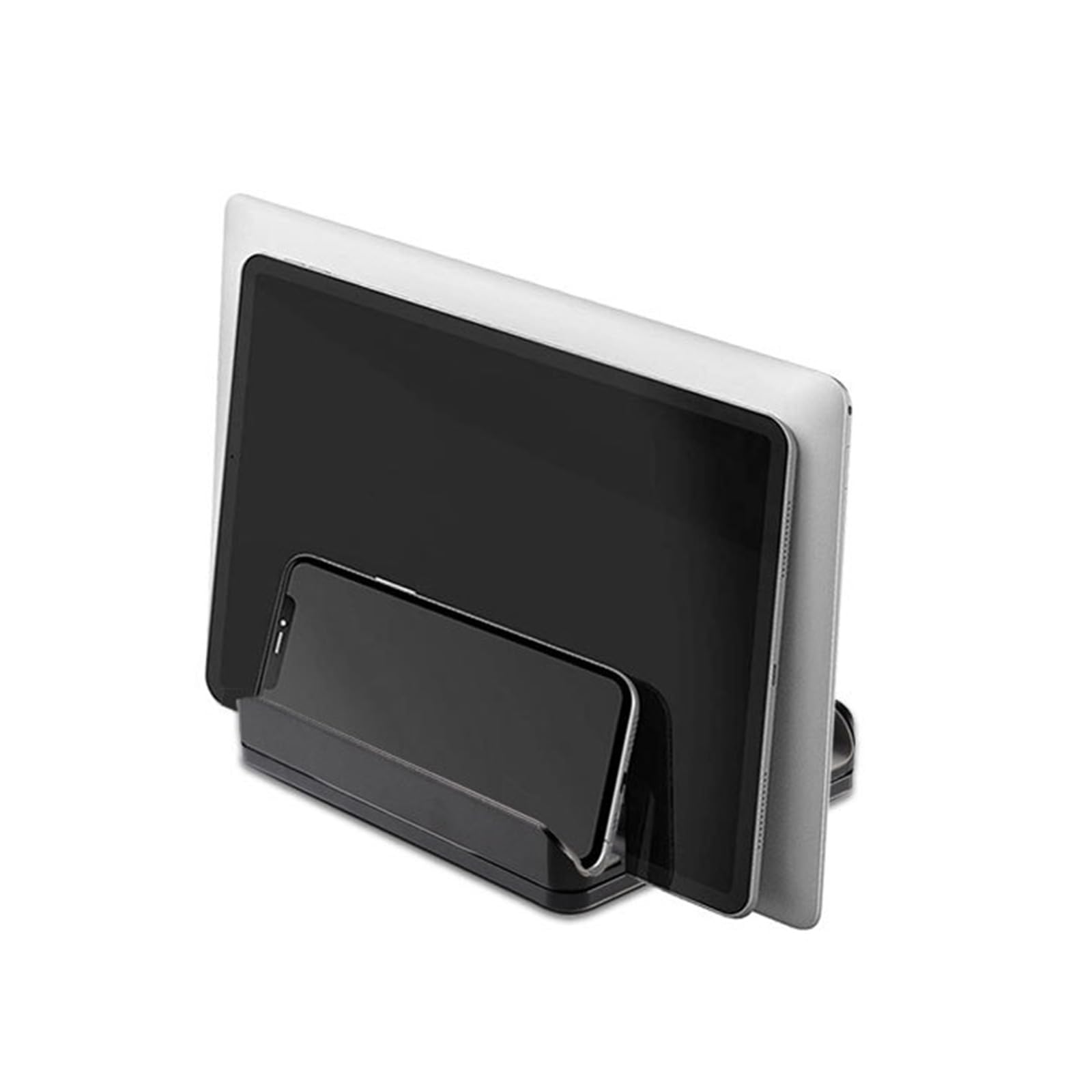 Supporto verticale in alluminio per tablet notebook Base antiscivolo salvaspazio per raffreddamento e compatibilità Supporto in alluminio