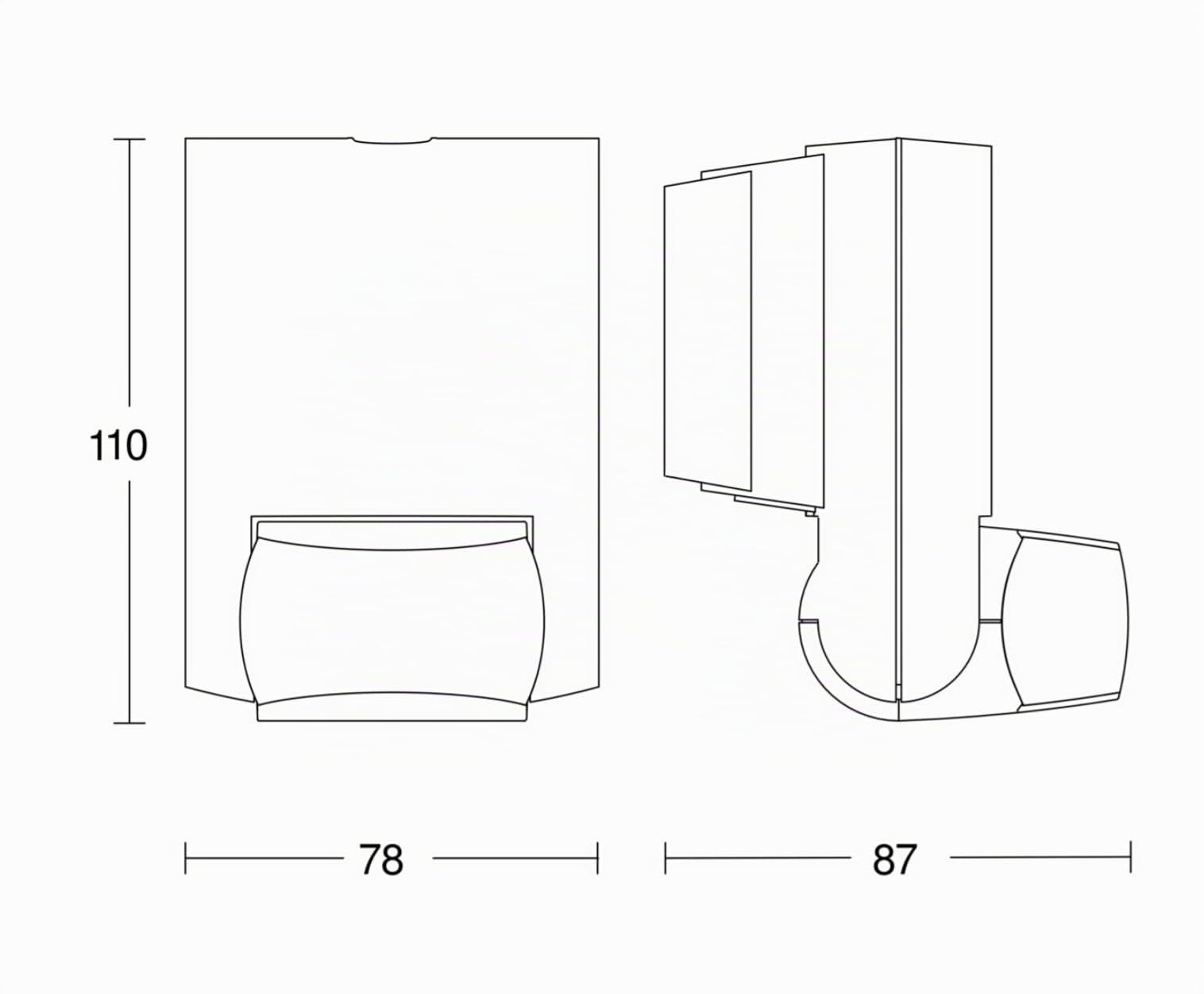 Steinel Détecteur de mouvement IS 130-2 blanc, extérieur/intérieur, capteur infrarouge 130°, portée max. 12 m, IP54 | Capteur de mouvement à 130°, portée de 12 m, pour usage intérieur et extérieur