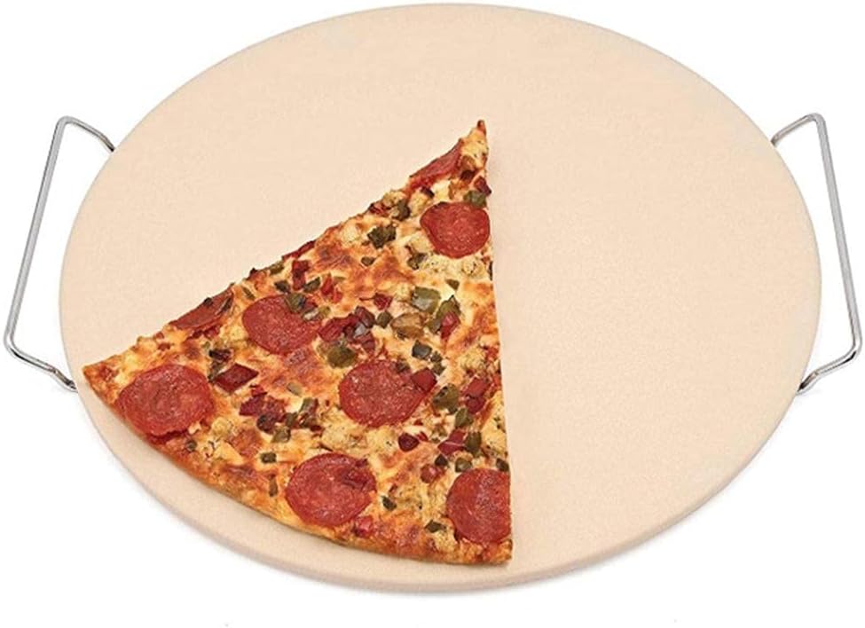 Round Cordierite Pizza Stone for Oven (1)