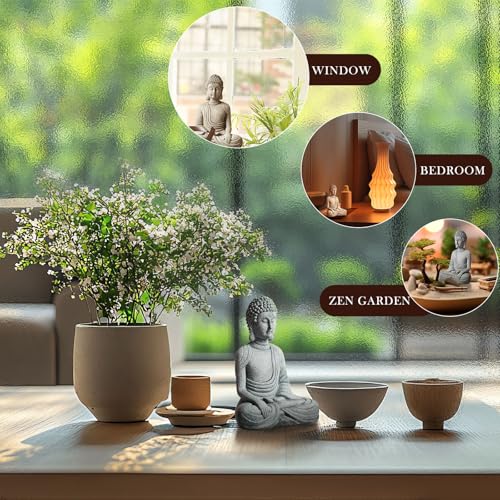 Figura de Buda Pequeña de Piedra para Decoración miniatura 3