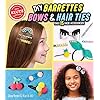 Klutz DIY Barrettes, Bows, and Hair Ties, Clear,Gold