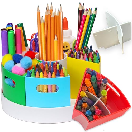 PUZZLE EZ Art Organizer for Kids Crayons Craft Organizing and