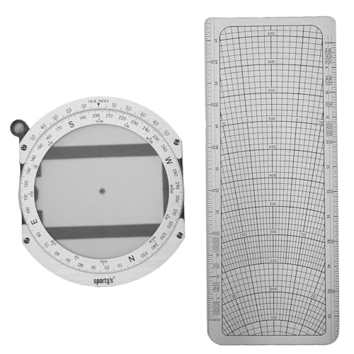 Computadora de Vuelo Manual Sporty’s E6B de Aluminio miniatura 3