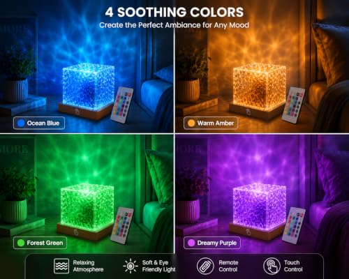 ANKRI Ocean Wave Night Light Projector Lamp Multicolor - Image 7