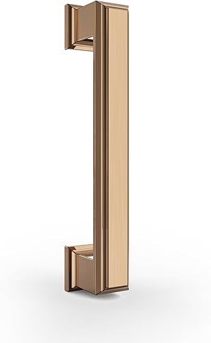 Miniatura 1 de Chibery Paquete de 20 tiradores de gabinete centrales de 3.75 pulgadas (3.780in) de latón cepillado, manijas de gabinete de aleación de zinc,