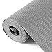 Hersvin 60cmx500cm Tappetino per Cassetti, Tappetini Non-adesivo EVA Plastica Rotolo Carta per Mensola Cassetto Frigorifero Tavolo Mobile Cucina Lavello Ripiani (Grigio Chiaro/Puntino)