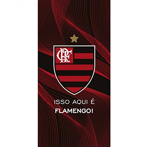 Toalha de Banho - Clubes de Futebol - Flamengo - Mod 10 - Aveludada - Dohler