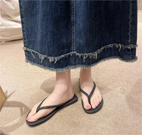 Flip-Flops For Women Thong Sandals Flat Slip On Slides Leather Comfort Open Toe Ladies Slipper For Beach Pool Travel3