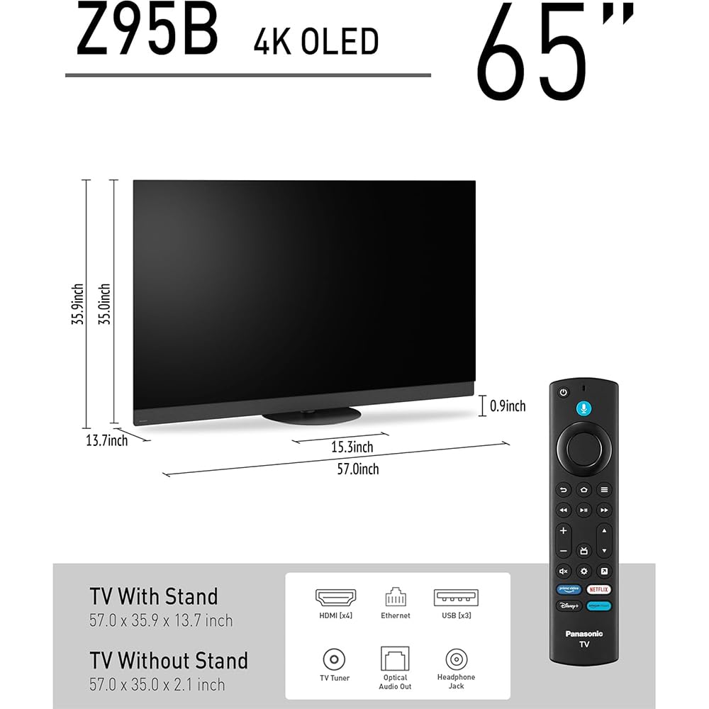 Amazon.com: Panasonic TV-65Z95BP Z95BP Series 65 inch LED 4K Ultra 