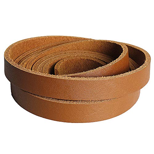 LolliBeads (TM) Genuine Leather Strap Leather Strip 1/2 Inch Wide and 72 Inches Long, Walnut Brown, Walnut_1/2inch, 1/2inches_2yards - Image 4