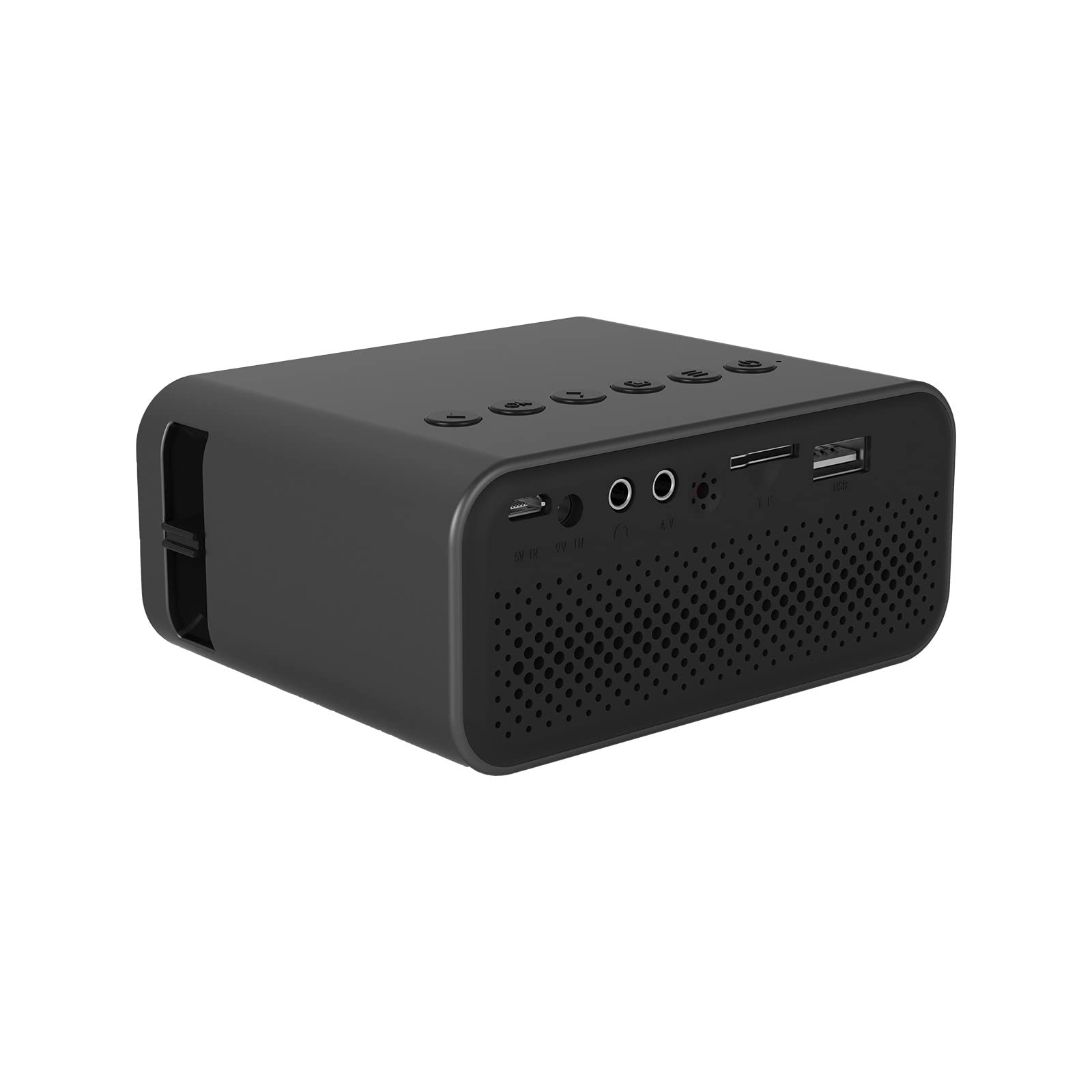 Mini Projector, Movie Video Projector, 1080P Portable Projector Compatible with USB| AV| SD| Audio Interface| USB Flash Drive| IOS & Android, Apartment Must Haves, Mini Tv, Cool Stuff Christmas Gifts