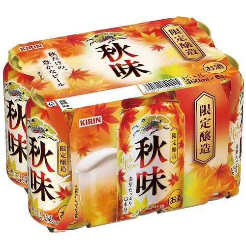 Amazon.co.jp: キリン 秋味 350ml×6缶パック : 食品・飲料・お酒