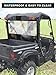 ZIDIYORUO Soft Rear Windshield for Yamaha Rhino & Massimo UTVs - Winter-Ready PVC Windscreen, Waterproof & Windproof, Blocks Dust & Snow, Tough Against Punctures & Tears
