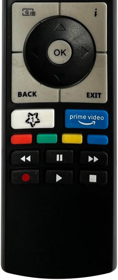 Close-up of the lower section of the Aurabeam remote control showing special function buttons